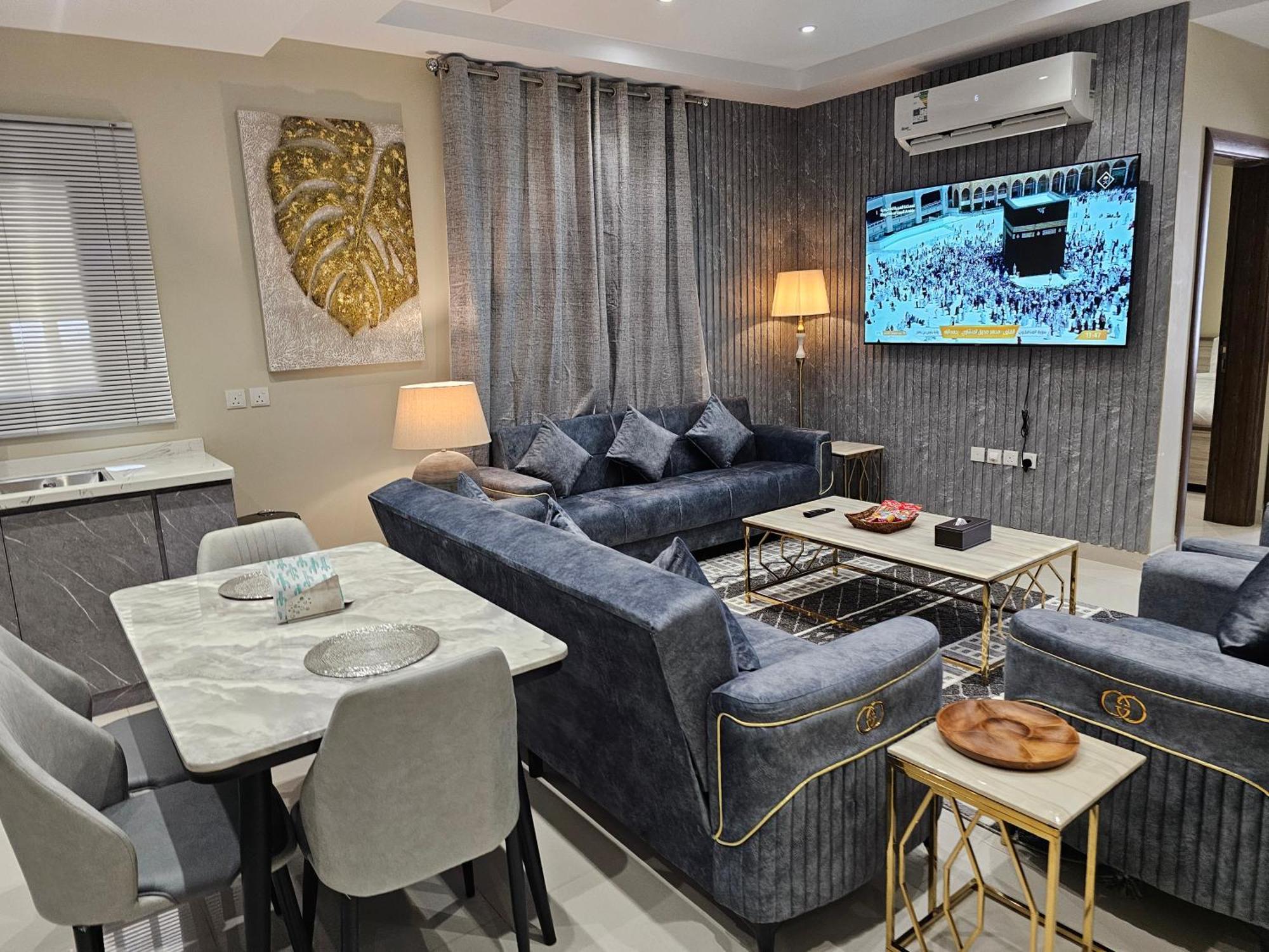 الشقق الفاخرة Modern Apartments Of 3 Bedrooms 5 Minutes To Haram Medina Kültér fotó